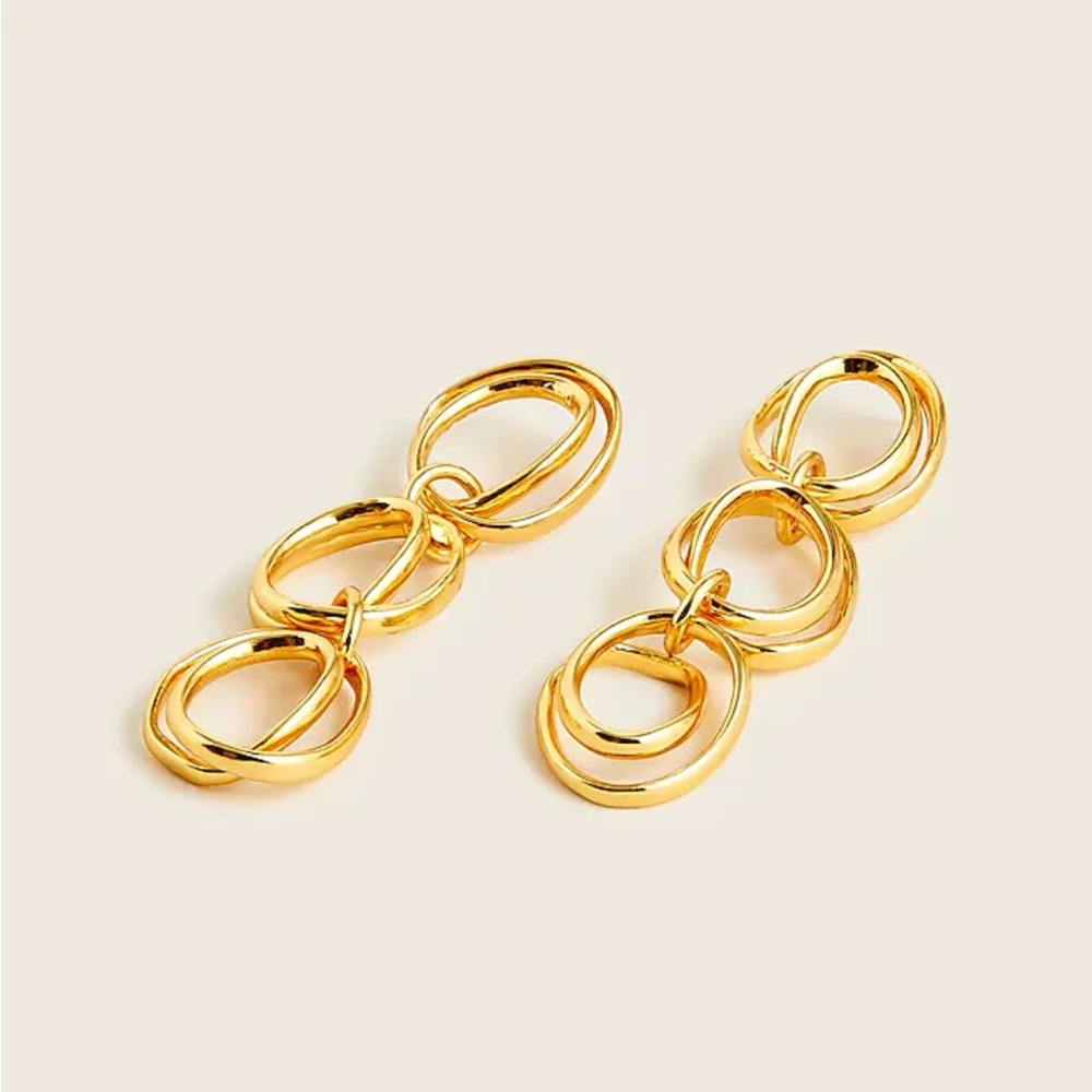NWT J Crew Double Wobble Drop Earrings